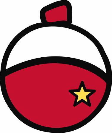 Fishing buoy lets us know the position of trout pick these designs from concord collectionsのイラスト素材