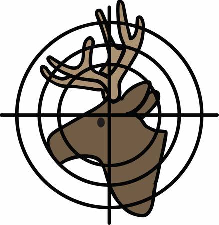 Pick these Deer aim designs from concord collectionsのイラスト素材