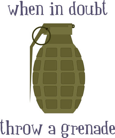 Use this grenade for a tshirt.のイラスト素材