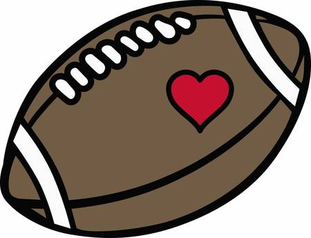 Show your love for the game of football with great balls.のイラスト素材