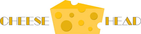 Use this wedge of cheese for a cheese theme shirt.のイラスト素材