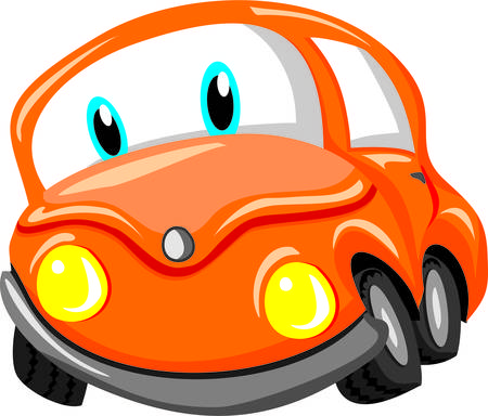 Little boys love to play with toy cars.のイラスト素材