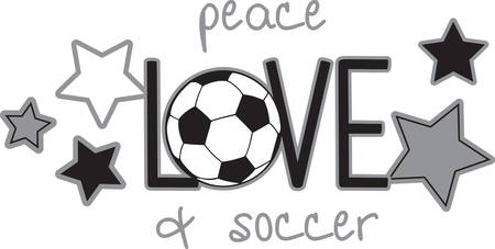 Use this soccer design for someone who really loves the game.のイラスト素材