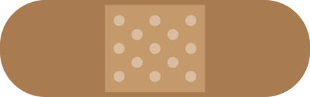 Take the ouchie out of boo-boos with this design on ice pack covers, first-aid kits and more!のイラスト素材