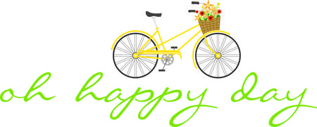 Flowers add unique style and cheer to any space.  Get the spirit of spring on your projects with this design.のイラスト素材