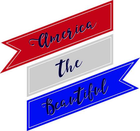 Make a perfect tribute to the land that you love with this patriotic and national pride design on your projects.のイラスト素材