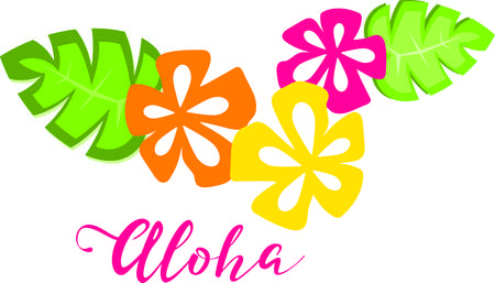 Surround yourself with the beauty of Hawaii and show pride for your favorite state and make a great keepsake with this design on t-shirts, jackets, sweatshirts, hats and more!のイラスト素材