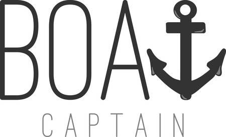 A perfect design for your sailor, boater or lover of all things nautical embroider on clothes, towels,  gear bags,  t-shirts, jackets or wall hangings.のイラスト素材