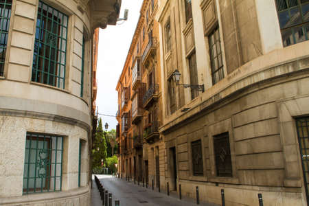 Palma de Mallorca facades in the cityのeditorial素材