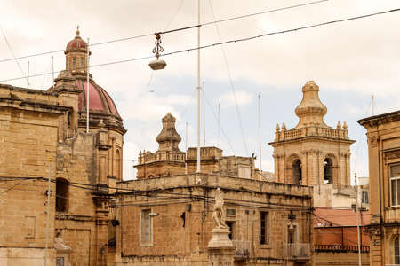 Architecture in Birgu (Vittoriosa), Maltaの写真素材
