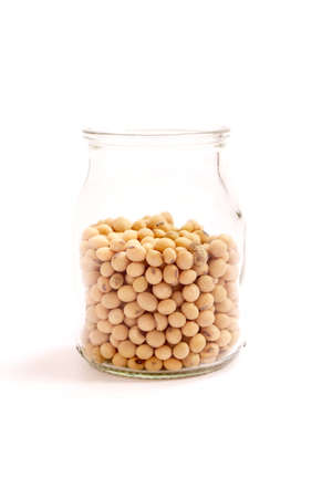 Lots of soybean in a glass pot
の写真素材