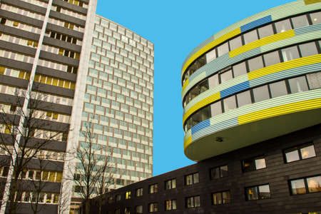 Modern architecture in Berlin, capital city of Germany のeditorial素材