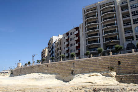 Panorama of Sliema, coastline in Malta
のeditorial素材