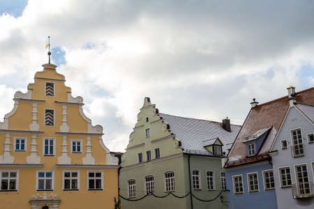 Snowy Panorama of Wending (municipality in the district of Bavaria, Germany) のeditorial素材