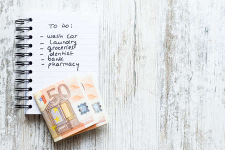 To do list background with copy spaceの写真素材