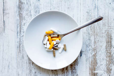 Vitamins and dietary supplementsの写真素材