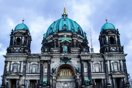 Berliner Dome, Berlin, Germanyの写真素材