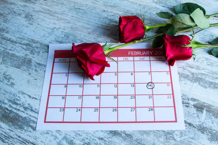 Valentine Day, celebrating romance togetherの写真素材