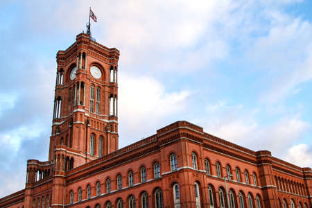 Red City Hall in Berlin, Germanyのeditorial素材