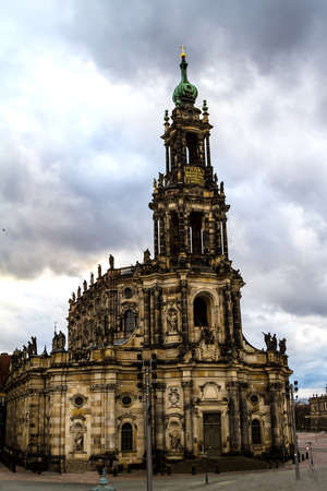 The Cathedral of the Holy Trinity, Dresden, Germanyの写真素材