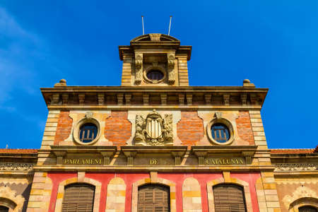 Parliament of Catalonia in Barcelona, Spainのeditorial素材