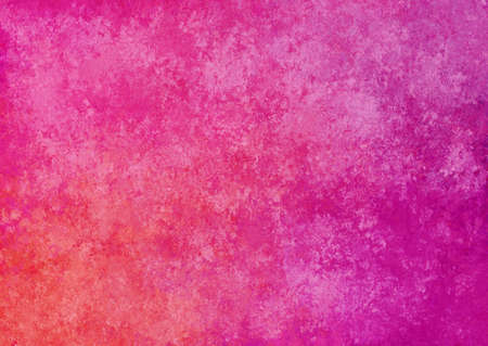 Pink magenta red antique old background with blur, gradient and watercolor texture. Space for...