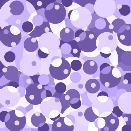 Purple lavender lilac dots and circles on vintage background. Decorative ornamental pattern from round elements. Geometric ornament. Space for creative ideas and graphic design.の写真素材
