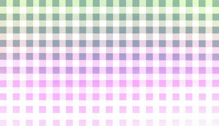 Green violet pink checkered background. Space for graphic design. Checkered texture. Classic checkered geometric pattern. Traditional ornament made of colored square elements.の写真素材