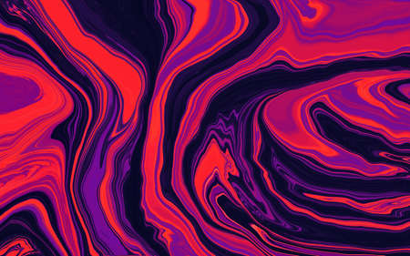 Purple black red background with colored wavy lines. Abstract background with blur and gradient. digital art. geometric pattern. Space for graphic design, creative and conceptual ideas.の写真素材
