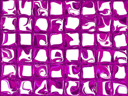 Violet magenta pink old vintage checkered background with blur, gradient and grunge texture. Classic checkered geometric pattern. Checkered texture. Ornament from colored square elements.の写真素材