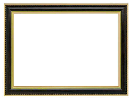 Plastic photo frame isolated on white backgroundの写真素材