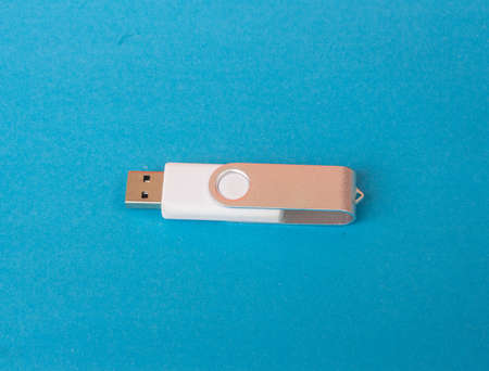red flash disk for temporary data storage. symbol of the world's technological developments, making...