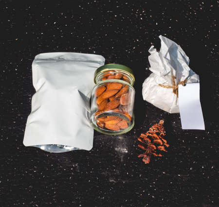 hampers snack products to make unique and attractive gifts. very good to give as a gift, gift or surprise.の写真素材