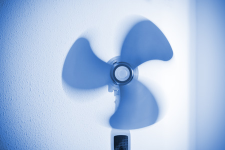 Clean fan in motion, no coverの写真素材