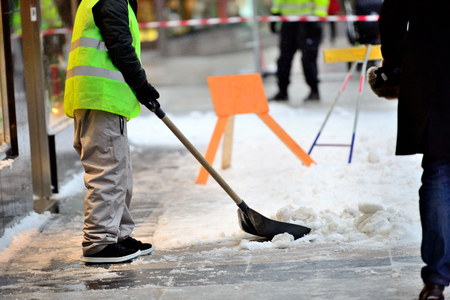 Snow removersの写真素材