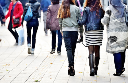 Scandinavian pedestriansの写真素材