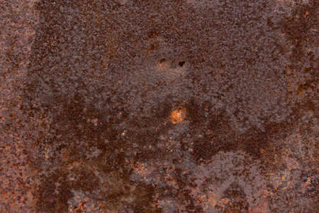 Texture of rusty metal close up