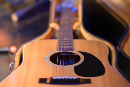 Acoustic guitarの写真素材