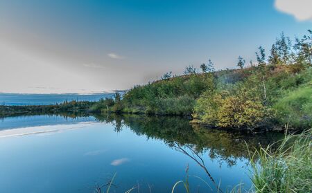 The lakeの写真素材