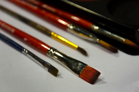 Paint brushesの写真素材