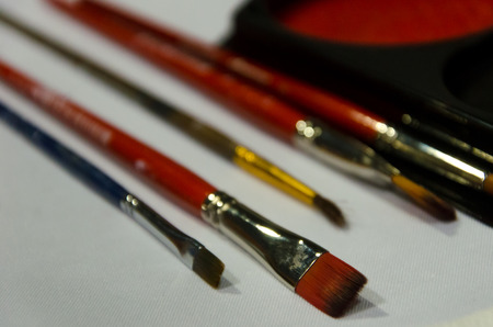 Paint brushesの写真素材