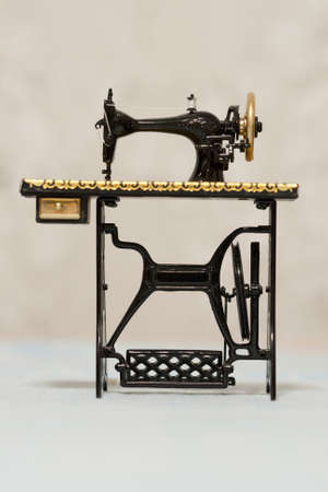 An old classic sewing machineの写真素材