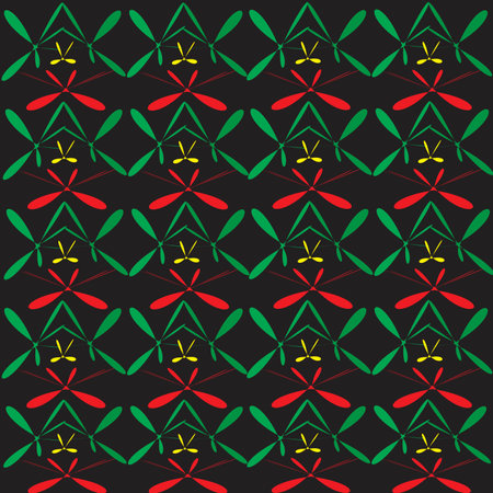 Beautiful vector seamless pattern design. colorful background and wallpaperのイラスト素材