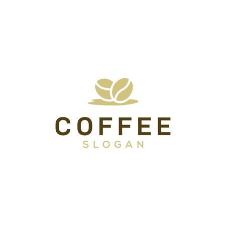 vintage coffee shop vector logo designのイラスト素材