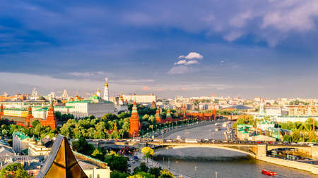 Moscow. The Kremlin. The Grand Kremlin Palace. Russia.の写真素材