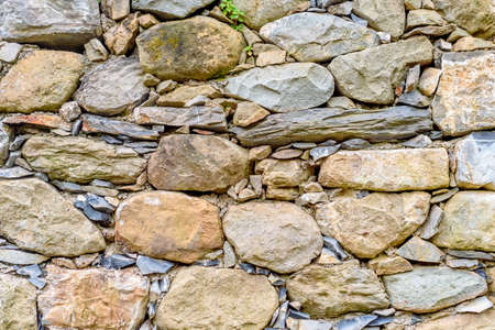Fragment of a wall from a chipped stone