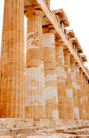 Parthenon on the Acropolis in Athens, Temple of Hephaestus, Greece