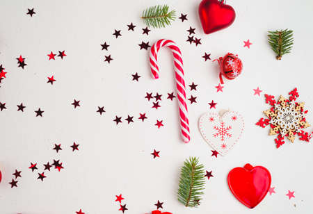 Christmas composition. Christmas gifts