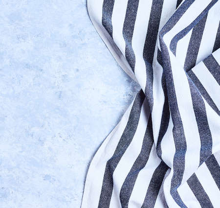 Kitchen towel. Isolated on white backgroundの写真素材