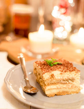 Tiramisu divine dessert perfect for a candlelight date